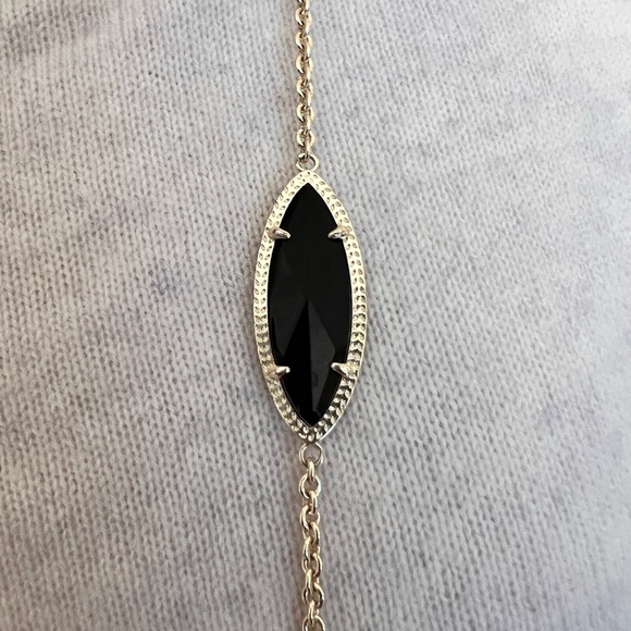 Kendra Scott long gold tone necklace. - Picture 3 of 6